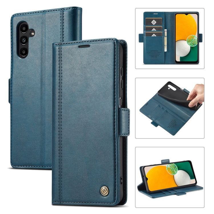 LC.IMEEKE Card Slots Skin Feeling Leather Phone Case, For Samsung Galaxy A14 4G / 5G