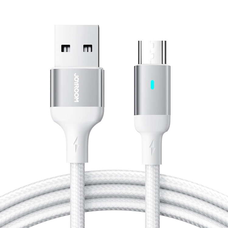 JOYROOM S-UM018A10 Extraordinary Series 2.4A USB-A to Micro USB Fast Charging Data Cable, Cable Length:2m(White)