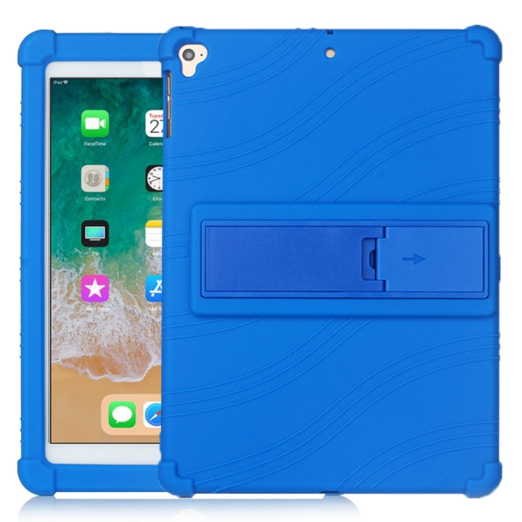 Tablet PC Silicone Protective Case with Invisible Bracket, For Huawei MediaPad T5, For Lenovo Tab E10, For iPad 6 (9.7 Universal)