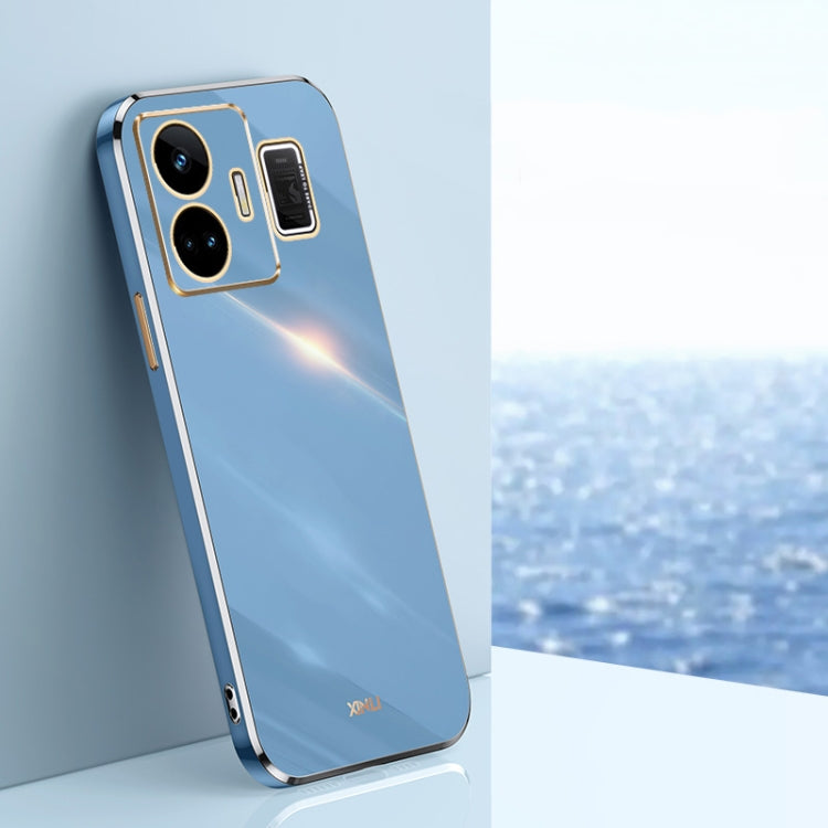 XINLI Straight Edge 6D Electroplate TPU Phone Case, For OnePlus 11, For OnePlus Ace 2, For Realme GT Neo 5