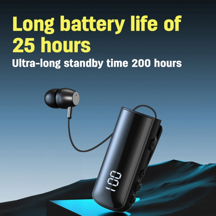 Fineblue F901 Waterproof Lavalier Earphone for Driving and Riding(Black)