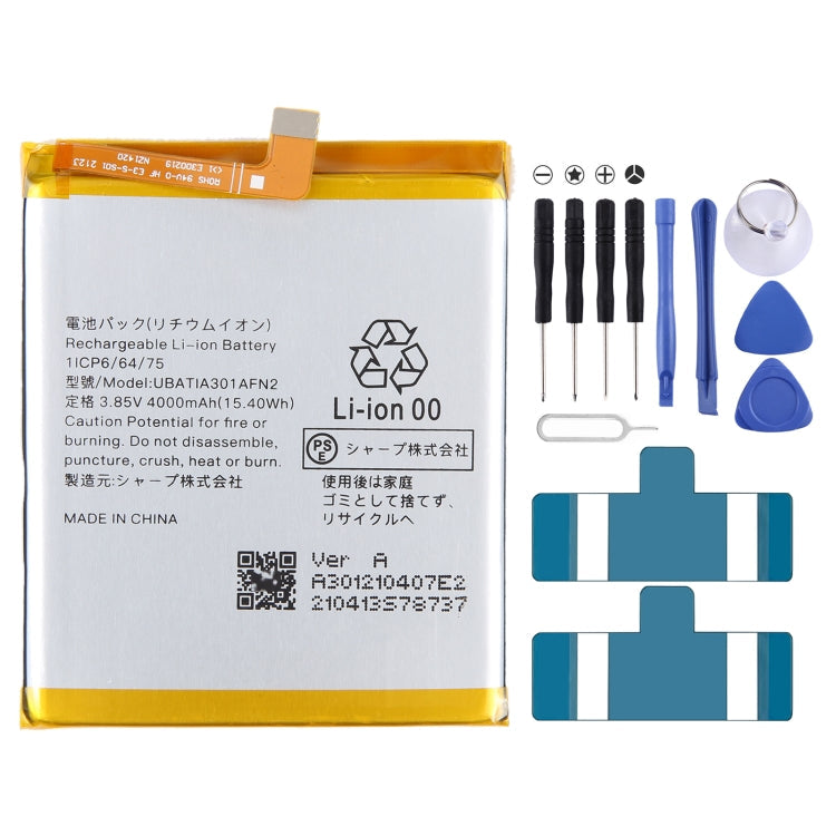 For Sharp AQUOS R2 zero 1 SH-03K Battery Replacement UBATIA286AFN2, For INFOCIS veken M680 M535 HE306, For Sharp R1, For Sharp Aquos S3 FS8032, For Sharp Aquos S2 FS8016 FS8010 FS8018 S3 mini, For Sharp AQUOS 704Sh                                      ...