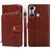 Zipper Bag Leather Phone Case, For Infinix Hot 12 Pro, For Infinix Hot 12i, For Infinix Hot 20i, For Infinix Note 11, For Infinix Smart 7, For Infinix Zero 20