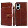 Zipper Bag Leather Phone Case, For Tecno Camon 19 / 19 Pro, For Tecno Pop 6 Pro, For Tecno Pova 4 Pro, For vivo S16e, For vivo Y100 5G, For Xiaomi Redmi Note 12 4G Global
