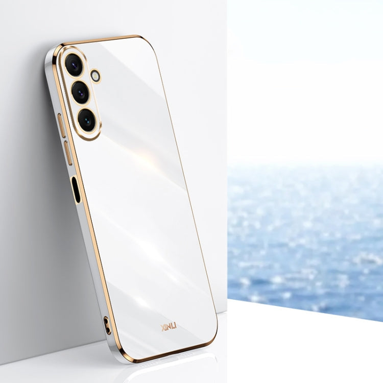 XINLI Straight Edge 6D Electroplate TPU Phone Case, For Samsung Galaxy A25 5G, For Samsung Galaxy S23 FE 5G, For Samsung Galaxy M54 5G