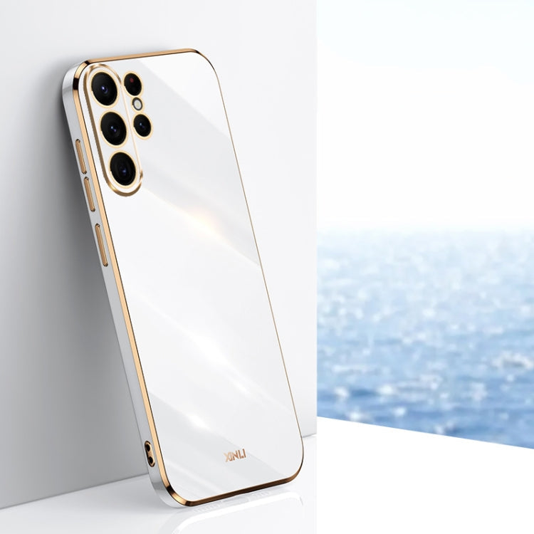 XINLI Straight Edge 6D Electroplate TPU Phone Case, For Samsung Galaxy A55, For Samsung Galaxy A35 5G, For Samsung Galaxy S24 Ultra 5G