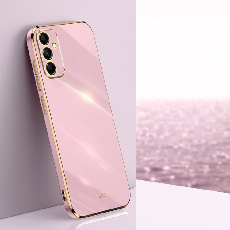 XINLI Straight Edge 6D Electroplate TPU Phone Case, For Samsung Galaxy A55, For Samsung Galaxy A35 5G, For Samsung Galaxy S24 Ultra 5G