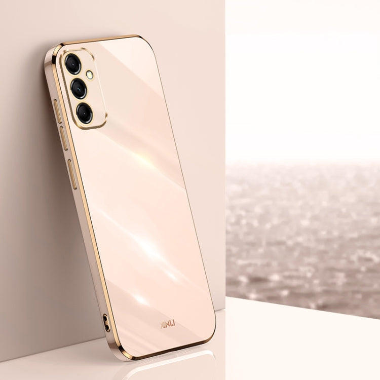 XINLI Straight Edge 6D Electroplate TPU Phone Case, For Samsung Galaxy A55, For Samsung Galaxy A35 5G, For Samsung Galaxy S24 Ultra 5G
