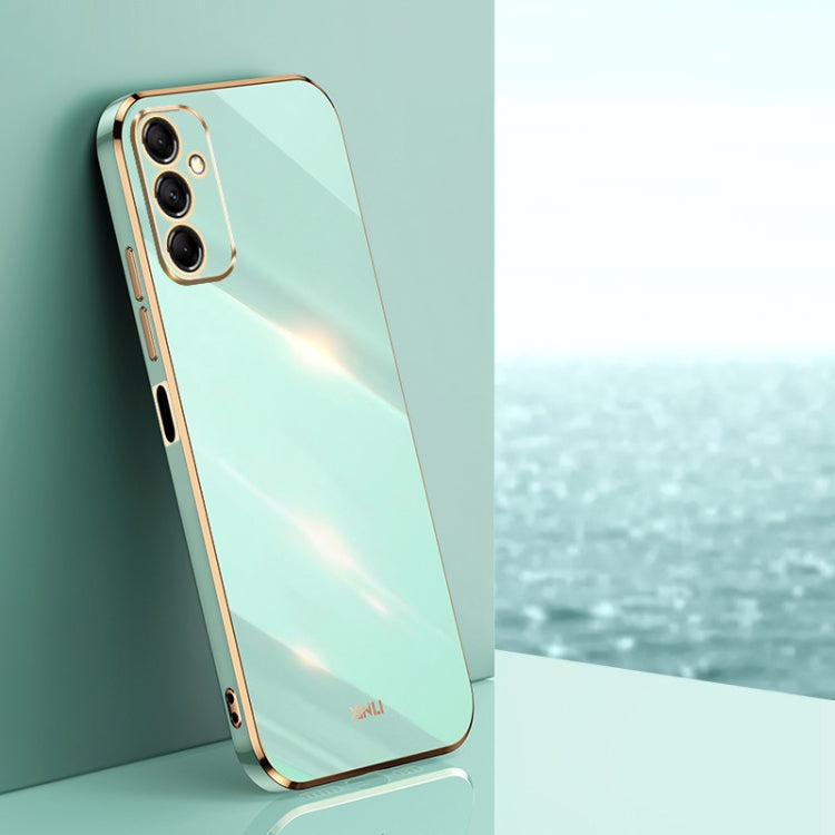 XINLI Straight Edge 6D Electroplate TPU Phone Case, For Samsung Galaxy S24+ 5G, For Samsung Galaxy S24 5G, For Samsung Galaxy A15