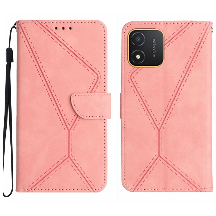 Stitching Embossed Leather Phone Case, For Honor 80, For Honor 80 Pro, For Honor X5 4G, For Honor X9a 5G /Magic5 Lite