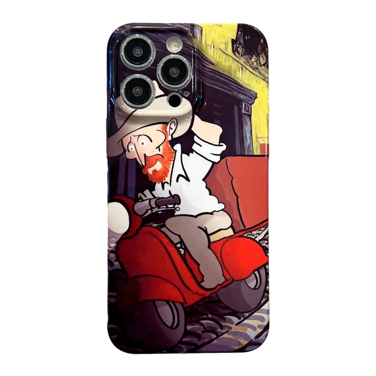 Oil Painting Pattern Glossy PC Phone Case, For iPhone SE 2022/2020 / 8 / 7, For iPhone 13 Pro Max, For iPhone 13 Pro, For iPhone 13