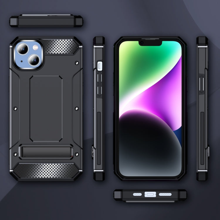 For iPhone 11 Matte Holder Phone Case(Black)
