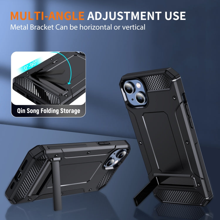 For iPhone 11 Matte Holder Phone Case(Black)