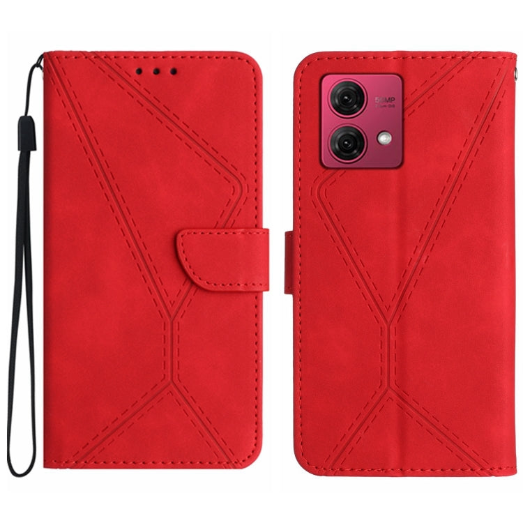 Stitching Embossed Leather Phone Case, For Motorola Moto G Play 5G 2024, For Motorola Moto G Power 5G 2024, For Motorola Moto G84, For Motorola Moto G54