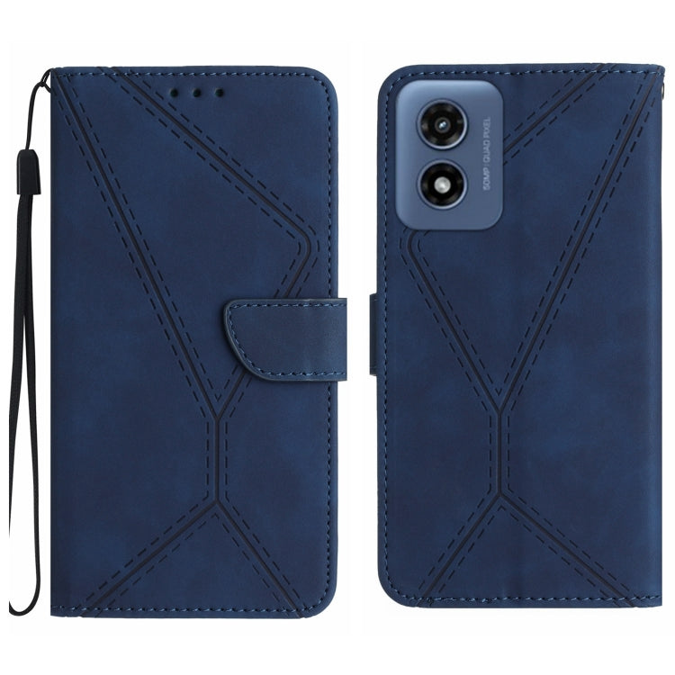 Stitching Embossed Leather Phone Case, For Motorola Moto G Play 5G 2024, For Motorola Moto G Power 5G 2024, For Motorola Moto G84, For Motorola Moto G54