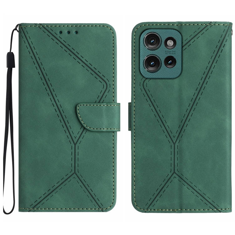 Stitching Embossed Leather Phone Case, For Motorola Moto G35 5G, For Motorola Moto G55 5G, For Motorola Moto G45 5G, For Motorola Edge 50 5G