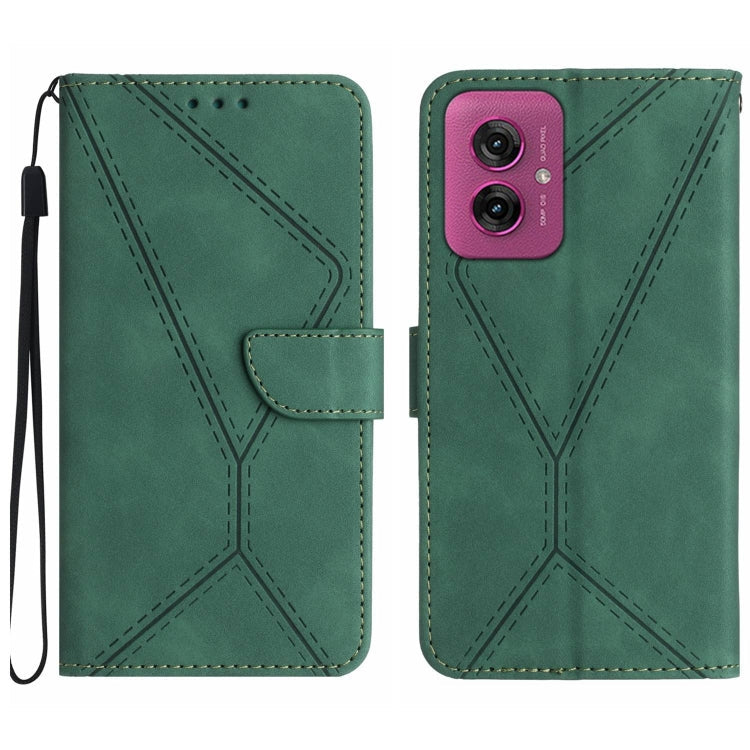 Stitching Embossed Leather Phone Case, For Motorola Moto G35 5G, For Motorola Moto G55 5G, For Motorola Moto G45 5G, For Motorola Edge 50 5G