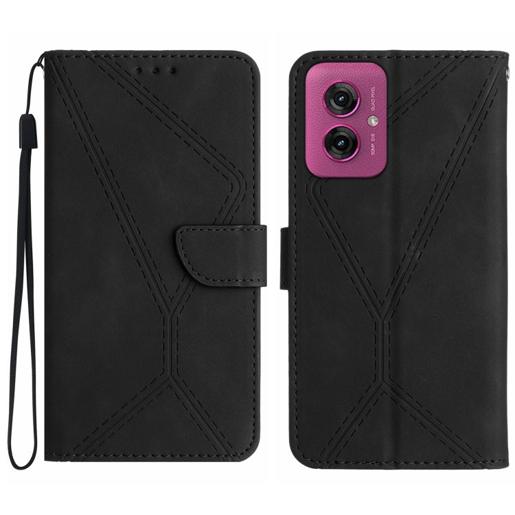 Stitching Embossed Leather Phone Case, For Motorola Moto G35 5G, For Motorola Moto G55 5G, For Motorola Moto G45 5G, For Motorola Edge 50 5G