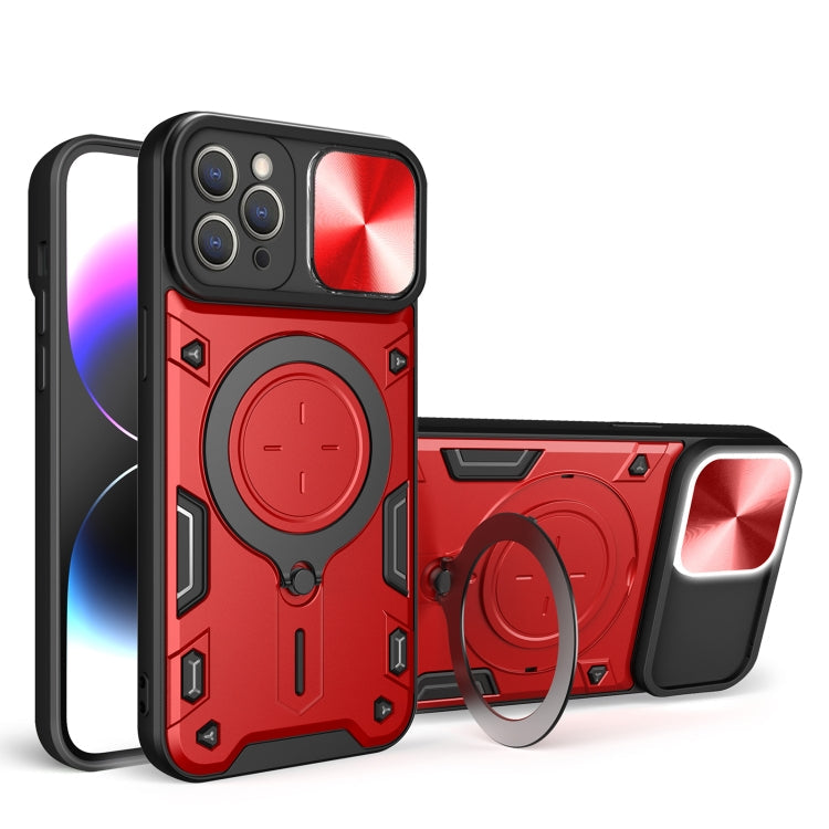 CD Texture Sliding Camshield Magnetic Holder Phone Case, For iPhone 12, For iPhone 12 Pro Max, For iPhone 12 Pro, For iPhone 11 Pro Max