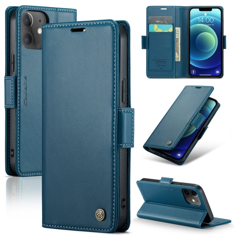 CaseMe 023 Butterfly Buckle Litchi Texture RFID Anti-theft Leather Phone Case, For iPhone 12 / 12 Pro, For iPhone 12 Pro Max, For iPhone 12 mini, For iPhone 11