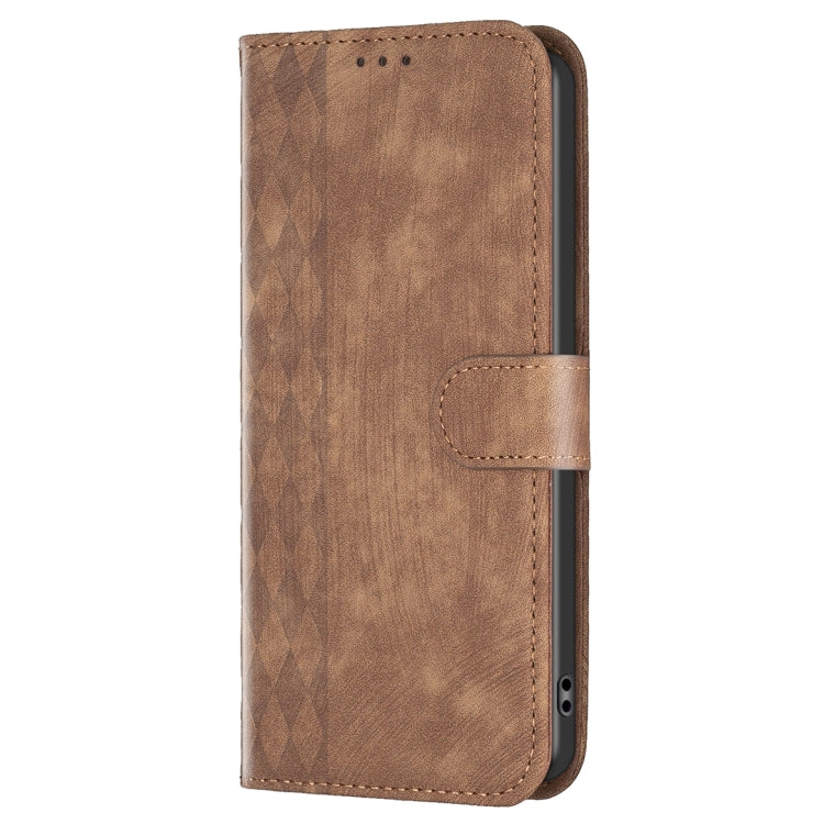 Plaid Embossed Leather Phone Case, For iPhone 15 Pro Max, For iPhone 14, For iPhone 14 Plus, For iPhone 14 Pro