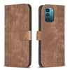 Plaid Embossed Leather Phone Case, For Nokia G21 / G11, For Nokia G22