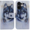 Coloured Drawing Flip Leather Phone Case, For Tecno Pova 5 Pro, For Tecno Pova Neo 3
