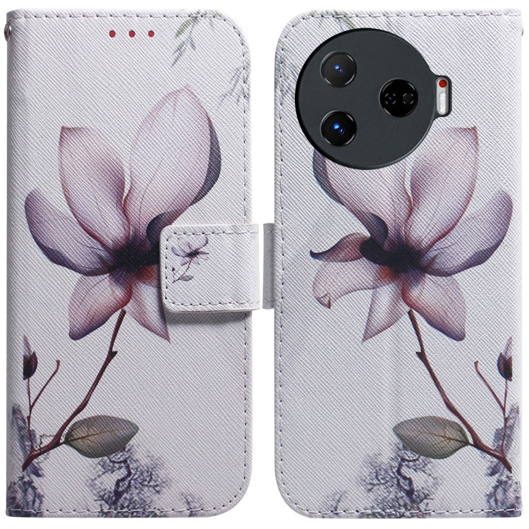Coloured Drawing Flip Leather Phone Case, For Tecno Camon 30 Pro CL8, For Tecno Camon 30 4G / 30 5G CL6 CL7