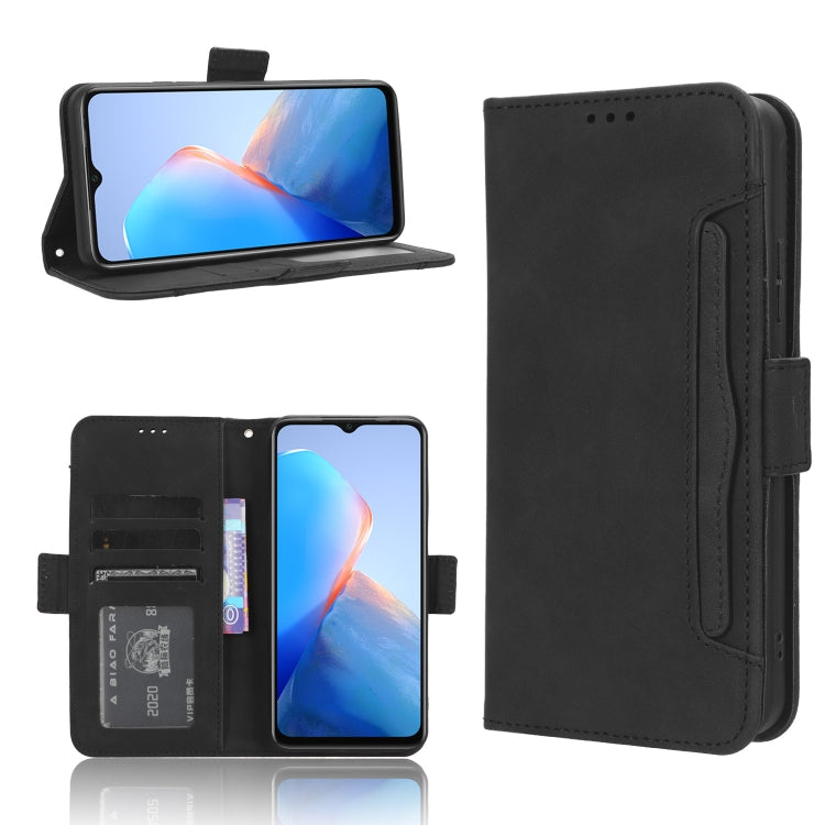 Skin Feel Calf Texture Card Slots Leather Phone Case, For Tecno Camon 20 Pro