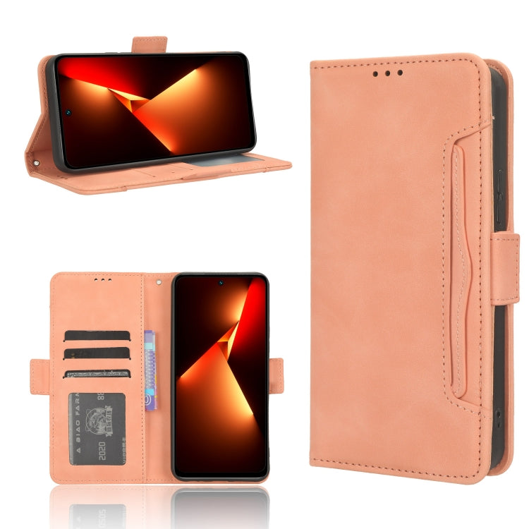 Skin Feel Calf Texture Card Slots Leather Phone Case, For Tecno Pova Neo 3, For Tenco Pova 5 4G, For Tecno Camon 20 Premier 5G, For Tecno Camon 20 Pro 5G