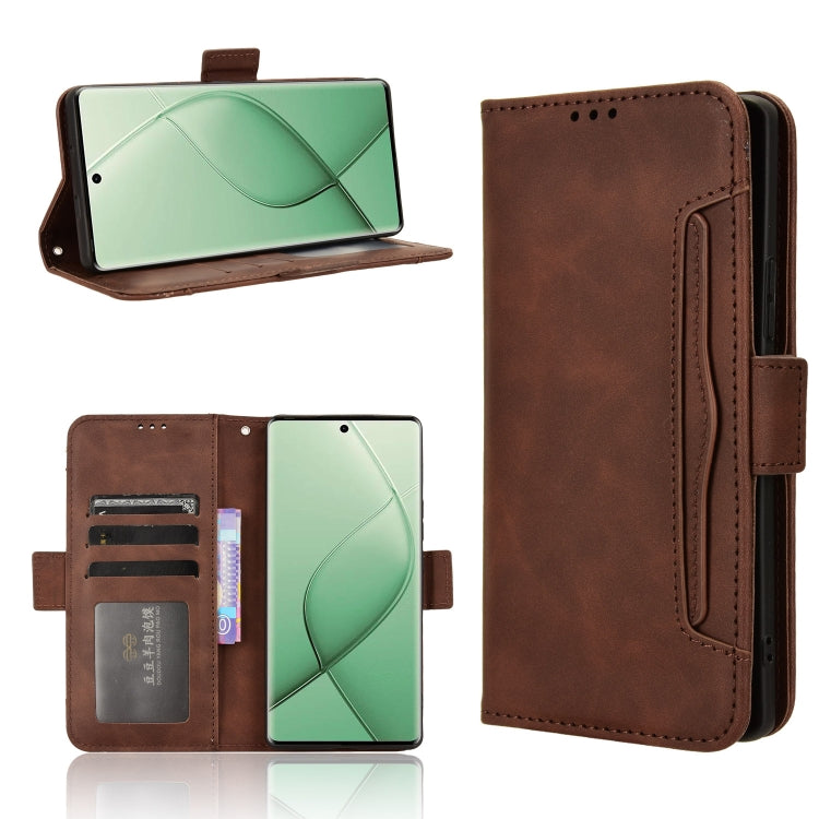 Skin Feel Calf Texture Card Slots Leather Phone Case, For Tecno Camon 30 Pro 5G, For Tecno Camon 30 5G / 4G, For Tecno Pova 6 Pro 5G, For Tecno Spark 20 Pro+ 4G KJ7