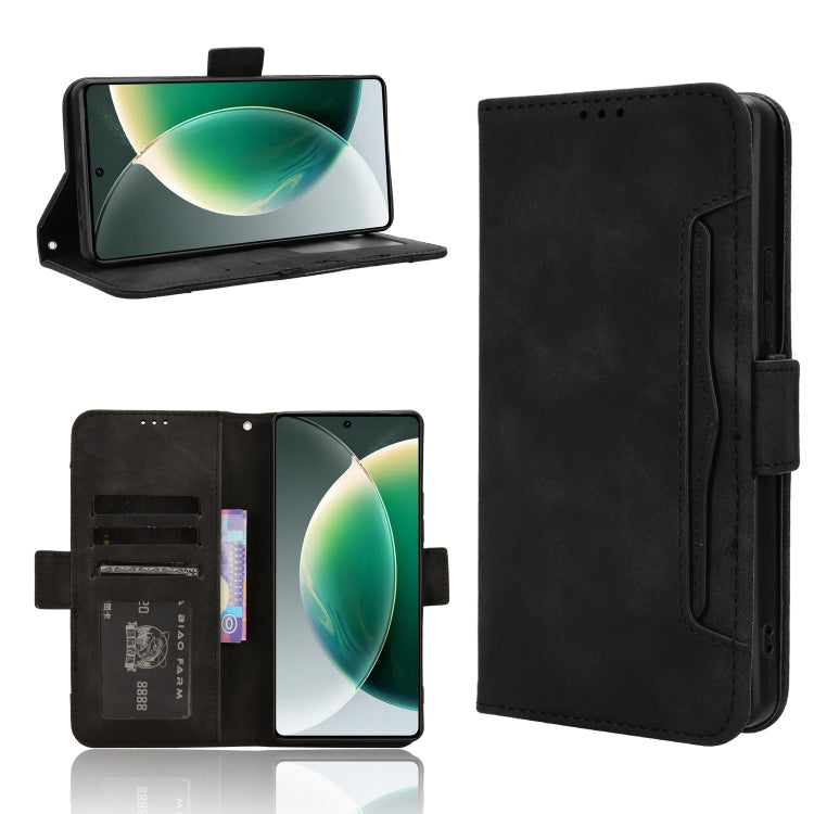 Skin Feel Calf Texture Card Slots Leather Phone Case, For Tecno Camon 30 Pro 5G, For Tecno Camon 30 5G / 4G, For Tecno Pova 6 Pro 5G, For Tecno Spark 20 Pro+ 4G KJ7