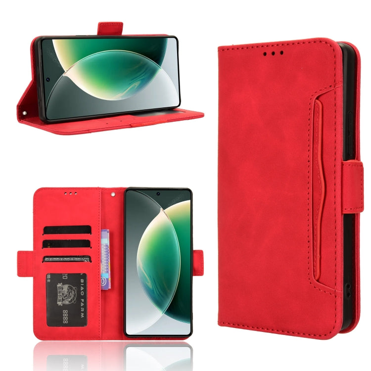 Skin Feel Calf Texture Card Slots Leather Phone Case, For Tecno Camon 30 Pro 5G, For Tecno Camon 30 5G / 4G, For Tecno Pova 6 Pro 5G, For Tecno Spark 20 Pro+ 4G KJ7