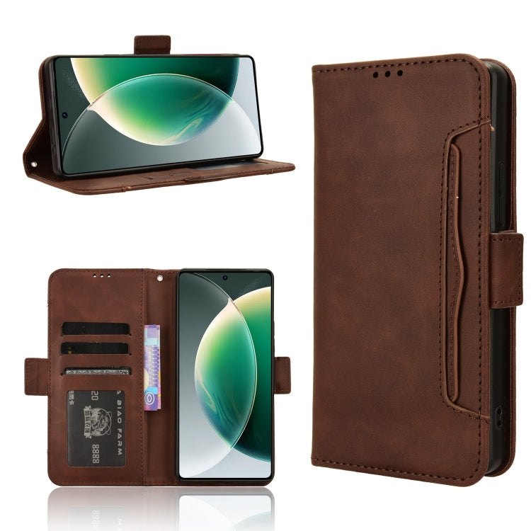 Skin Feel Calf Texture Card Slots Leather Phone Case, For Tecno Camon 30 Pro 5G, For Tecno Camon 30 5G / 4G, For Tecno Pova 6 Pro 5G, For Tecno Spark 20 Pro+ 4G KJ7