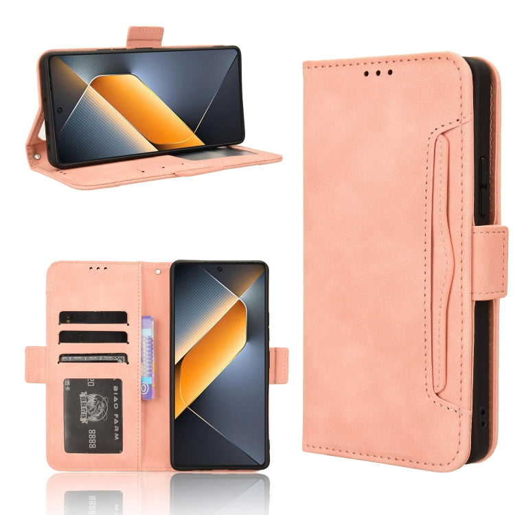 Skin Feel Calf Texture Card Slots Leather Phone Case, For Tecno Camon 30 Pro 5G, For Tecno Camon 30 5G / 4G, For Tecno Pova 6 Pro 5G, For Tecno Spark 20 Pro+ 4G KJ7
