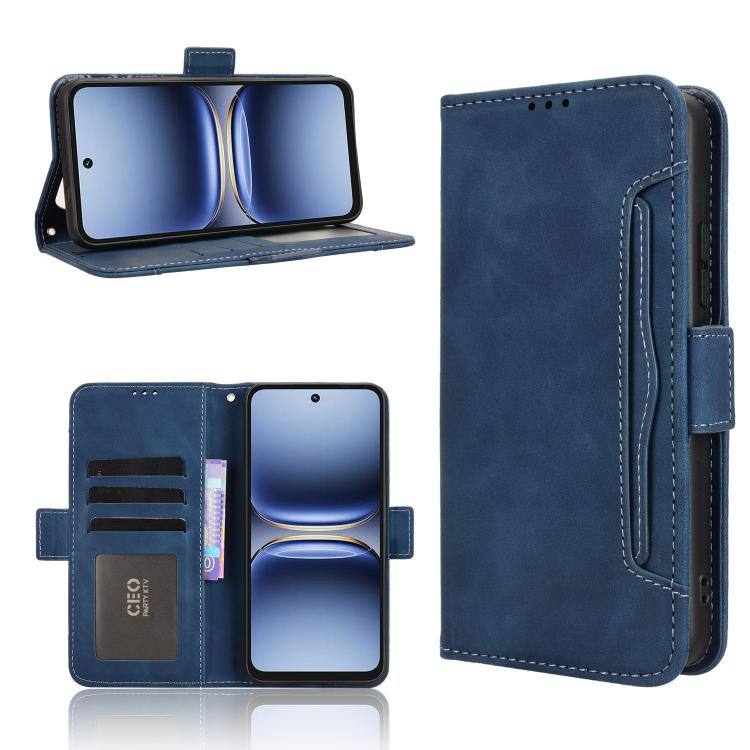 Skin Feel Calf Texture Card Slots Leather Phone Case, For Tecno Spark 40 Pro+ 4G, For Tecno Spark 40 Pro 4G, For Tecno Spark 40 4G, For Tecno Pova 7 Ultra 5G