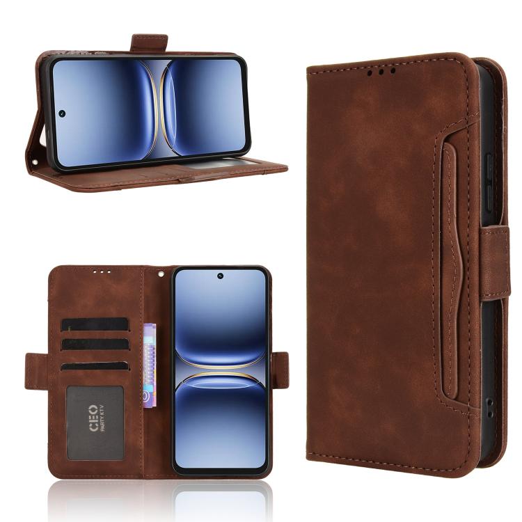 Skin Feel Calf Texture Card Slots Leather Phone Case, For Tecno Spark 40 Pro+ 4G, For Tecno Spark 40 Pro 4G, For Tecno Spark 40 4G, For Tecno Pova 7 Ultra 5G