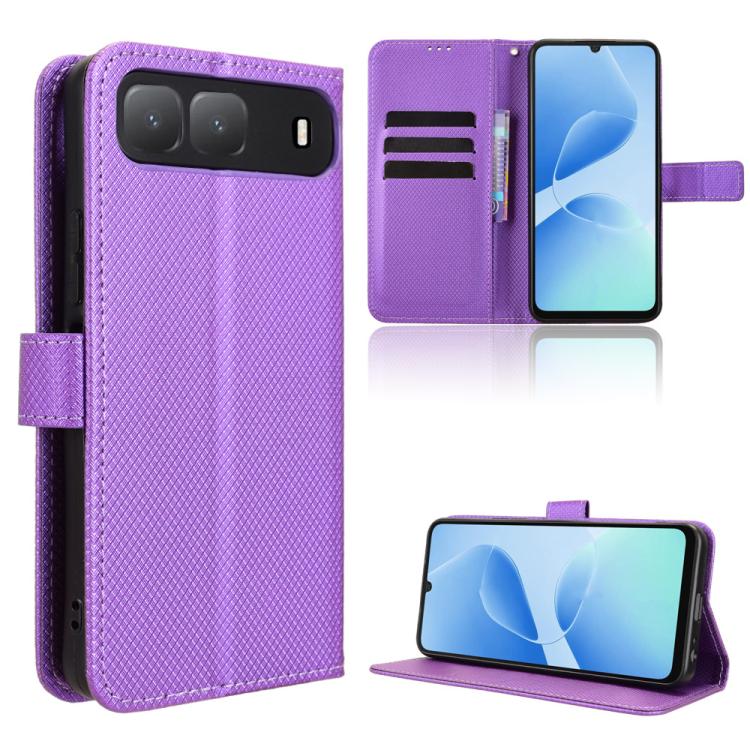 Diamond Texture Leather Phone Case, For Infinix Note Edge 5G, For Infinix Smart 20 4G, For Infinix Note 60 / 60 Pro 5G, For Infinix Hot 60i 5G / Tecno Spark Go 5G