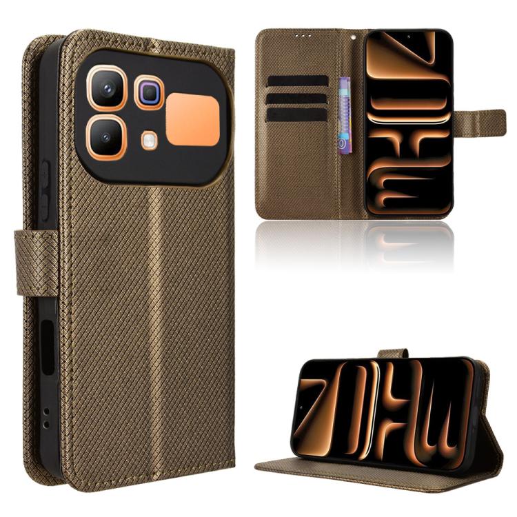 Diamond Texture Leather Phone Case, For Infinix Note Edge 5G, For Infinix Smart 20 4G, For Infinix Note 60 / 60 Pro 5G, For Infinix Hot 60i 5G / Tecno Spark Go 5G
