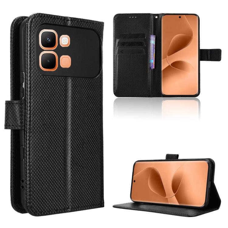 Diamond Texture Leather Phone Case, For Infinix Note Edge 5G, For Infinix Smart 20 4G, For Infinix Note 60 / 60 Pro 5G, For Infinix Hot 60i 5G / Tecno Spark Go 5G