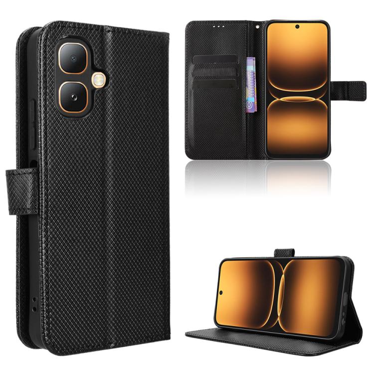 Diamond Texture Leather Phone Case, For Infinix Note Edge 5G, For Infinix Smart 20 4G, For Infinix Note 60 / 60 Pro 5G, For Infinix Hot 60i 5G / Tecno Spark Go 5G