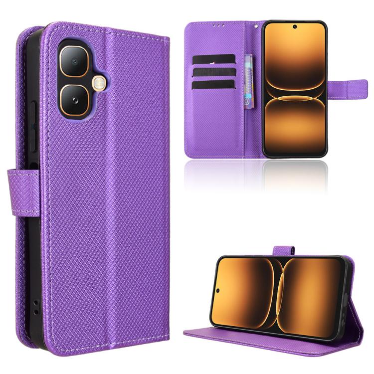 Diamond Texture Leather Phone Case, For Infinix Note Edge 5G, For Infinix Smart 20 4G, For Infinix Note 60 / 60 Pro 5G, For Infinix Hot 60i 5G / Tecno Spark Go 5G