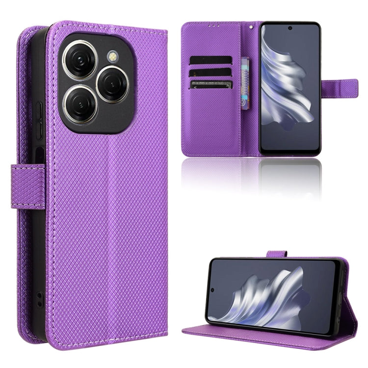 Diamond Texture Leather Phone Case, For Tecno Spark 20 Pro 4G, For Tecno Spark Go 2024, For Tecno Spark 20 4G, For Tecno Pova 5 Pro