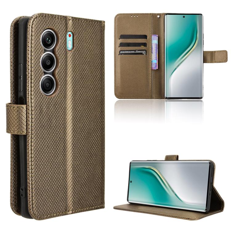 Diamond Texture Leather Phone Case, For Tecno Pova 7 4G, For Tecno Spark Go 2 4G, For Tecno Pova Curve 5G, For Tecno Camon 40 Pro 4G / 5G