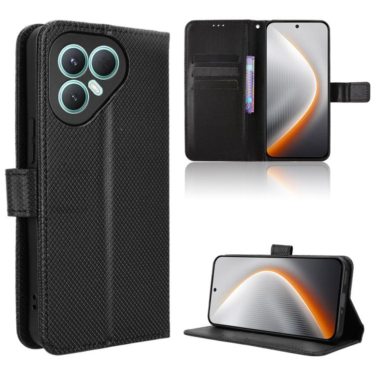 Diamond Texture Leather Phone Case, For Tecno Spark Slim, For Tecno Spark 40C, For Tecno Pova 7 Pro 5G, For Tecno Pova 7 5G