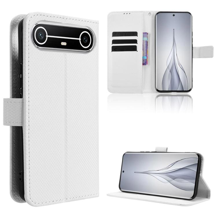 Diamond Texture Leather Phone Case, For Tecno Spark Slim, For Tecno Spark 40C, For Tecno Pova 7 Pro 5G, For Tecno Pova 7 5G