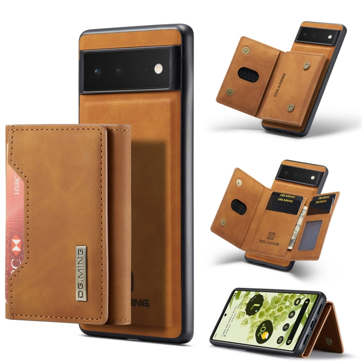 DG.MING M2 Series 3-Fold Multi Card Bag + Magnetic Phone Case, For Google Pixel 8a, For Google Pixel 7a, For Google Pixel 6