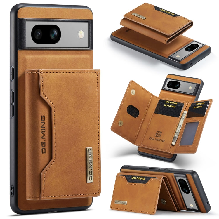 DG.MING M2 Series 3-Fold Multi Card Bag + Magnetic Phone Case, For Google Pixel 8a, For Google Pixel 7a, For Google Pixel 6