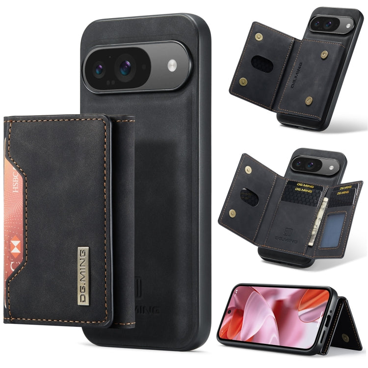 DG.MING M2 Series 3-Fold Multi Card Bag + Magnetic Phone Case, For Google Pixel 10a, For Google Pixel 9a, For Google Pixel 9 Pro XL, For Google Pixel 9 / 9 Pro