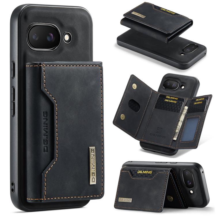 DG.MING M2 Series 3-Fold Multi Card Bag + Magnetic Phone Case, For Google Pixel 10a, For Google Pixel 9a, For Google Pixel 9 Pro XL, For Google Pixel 9 / 9 Pro